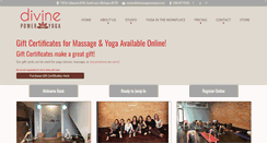 Desktop Screenshot of divinepoweryoga.net